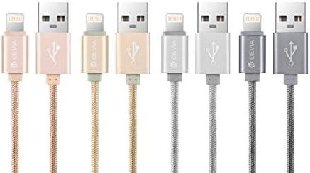Devia Pilkas Lightning įkrovimo laidas, 1,2 m