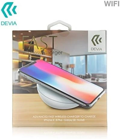 Devia Įkroviklis HQ Inductive fast wireless charger Qi Standard - Baltas