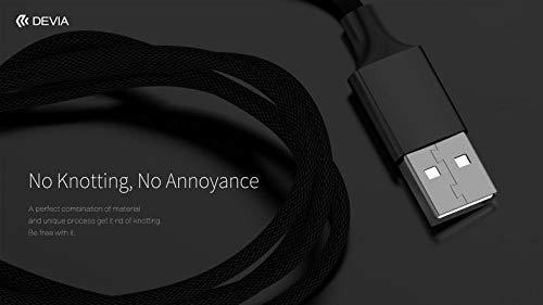 USB kabelis Devia Pheez microUSB 1.0m juodas