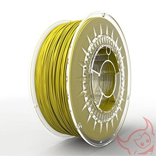 PLA 1.75mm geltona plastiko ritė