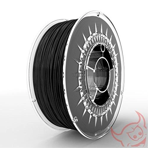 3D plastikas Devil Design PLA 1.75mm 1kg - Juodas