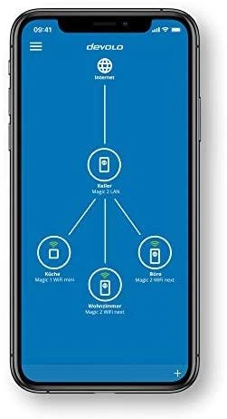 Maršrutizatorius Devolo Ag devolo Magic 2 WiFi ac Next Multiroom Kit 2400Mbit, Powerline+WLAN, 5x LAN, Mesh