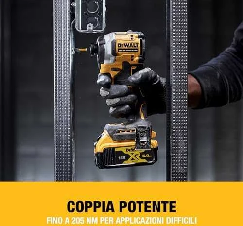 Akumuliatorinis smūginis suktuvas DEWALT 18V DCF850N-XJ be akumuliatoriaus ir kroviklio