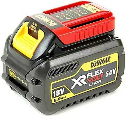 Dewalt FlexVolt akumuliatorius su 18V-54V indikacija