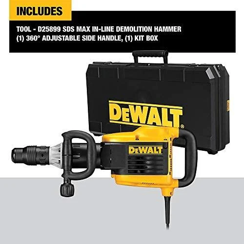 Atskėlimo plaktukas DeWalt D25899K; 17,9 J; SDS-max