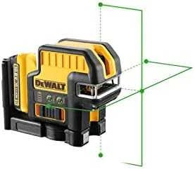Kryžminis lazerinis nivelyras DeWalt DCE0825D1G žalias