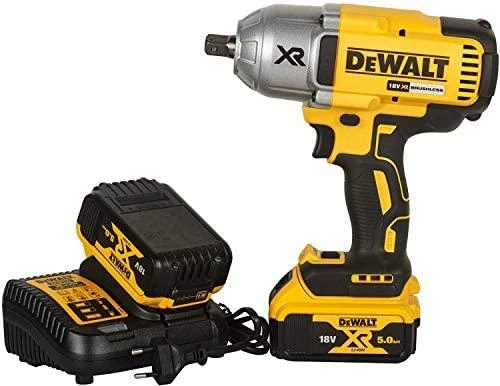 Akumuliatorinis smūginis veržliasukis DeWalt DCF899P2-QW 18 V, 2x5.0 Ah, 1/2"