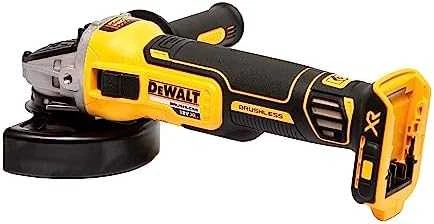Kampinis šlifuoklis  DEWALT DCG405N be akumuliatoriaus ir kroviklio