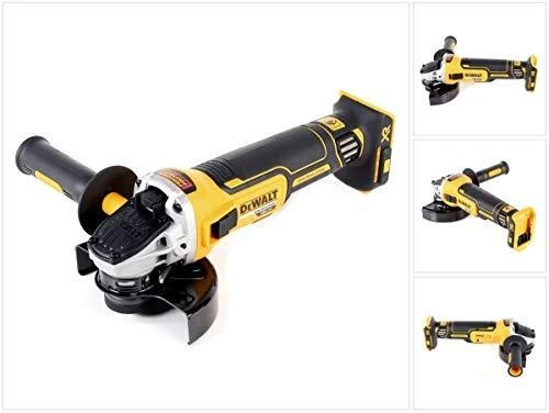 Kampinis šlifuoklis  DEWALT DCG405N be akumuliatoriaus ir kroviklio
