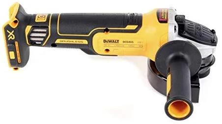 Kampinis šlifuoklis  DEWALT DCG405N be akumuliatoriaus ir kroviklio