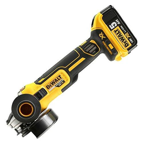 DeWalt akumuliatorinis kampinis šlifuoklis DCG405P2-QW, 18V, 2x5Ah