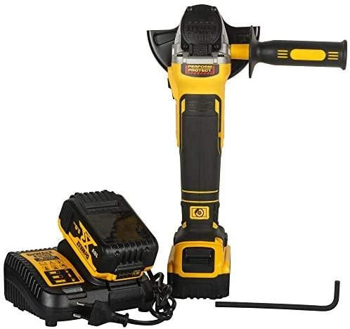 DeWalt akumuliatorinis kampinis šlifuoklis DCG405P2-QW, 18V, 2x5Ah