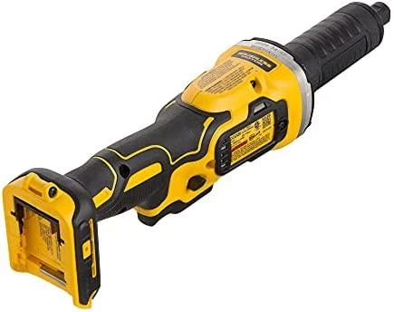 Tiesinis šlifuoklis DeWalt DCG426N; 18 V (be akumuliatoriaus ir pakrovėjo)