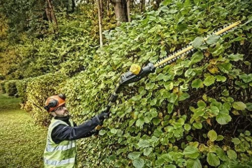 DEWALT akumuliatorinės gyvatvorių žirklės ilgu kotu DCMPH566P1 18V 55cm 1x5,0Ah