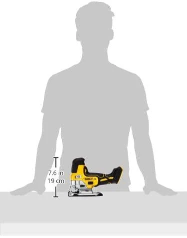 Akumuliatorinis siaurapjūklis DeWalt DCS335N-XJ (be akumuliatoriaus ir įkroviklio)