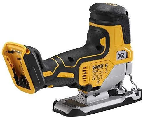 DEWALT akumuliatorinis siaurapjūklis DCS335NT 18V be akumuliatoriaus ir kroviklio su lagaminu TSTAK
