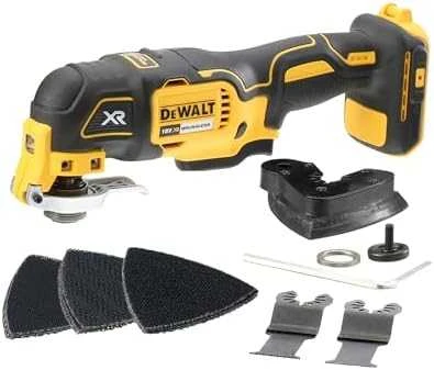 Dewalt Daugiafunkcis akumuliatorinis įrankis DCS355N + priedai, 18V, be akumuliatoriaus ir kroviklio