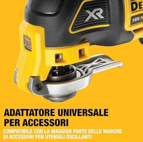 Dewalt Daugiafunkcis akumuliatorinis įrankis DCS355N + priedai, 18V, be akumuliatoriaus ir kroviklio