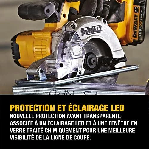 DeWalt akumuliatorinis diskinis pjūklas DCS373N 18V be akumuliatoriaus ir kroviklio