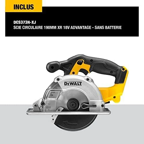 DeWalt akumuliatorinis diskinis pjūklas DCS373N 18V be akumuliatoriaus ir kroviklio