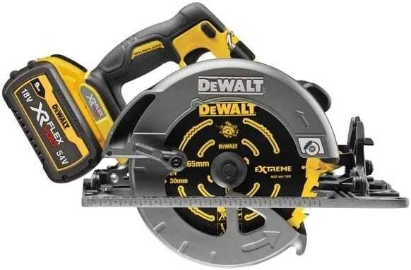 De Walt Akumuliatorinis diskinis pjūklas DeWalt DCS579X2-QW; 54 V; 2x9,0 Ah akum.