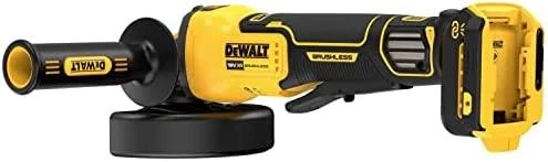 DeWalt kampinis šlifuoklis be akumuliatoriaus, profiliuotas korpusas