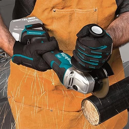 Makita DGA508Z Akumuliatorinis kampinis šlifuoklis, 18 V, ø125mm, 8500 min-1, "paddle" jungiklis, Be akumuliatorių ir kroviklio!