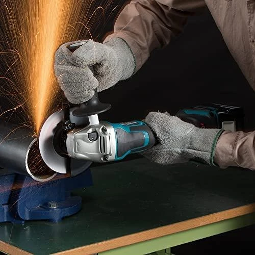 Makita DGA508Z Akumuliatorinis kampinis šlifuoklis, 18 V, ø125mm, 8500 min-1, "paddle" jungiklis, Be akumuliatorių ir kroviklio!