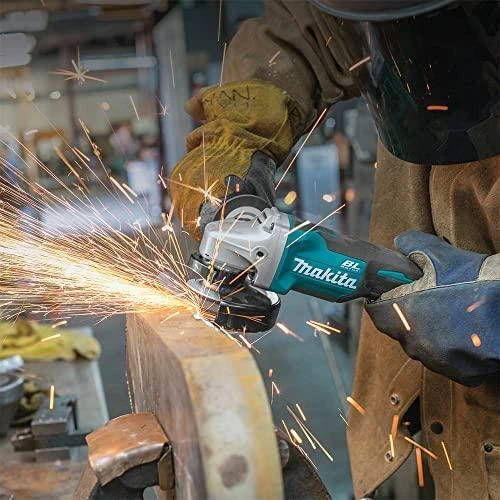 Makita DGA508Z Akumuliatorinis kampinis šlifuoklis, 18 V, ø125mm, 8500 min-1, "paddle" jungiklis, Be akumuliatorių ir kroviklio!