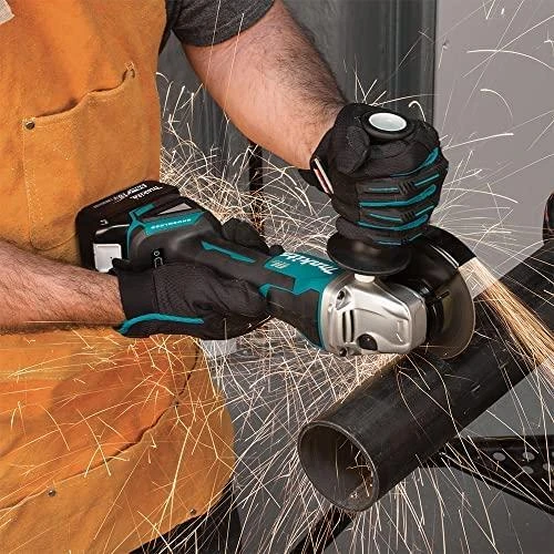 Makita DGA508Z Akumuliatorinis kampinis šlifuoklis, 18 V, ø125mm, 8500 min-1, "paddle" jungiklis, Be akumuliatorių ir kroviklio!