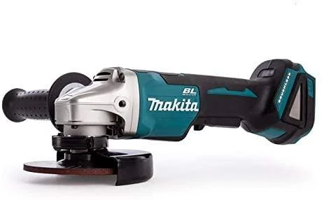 Makita DGA508Z Akumuliatorinis kampinis šlifuoklis, 18 V, ø125mm, 8500 min-1, "paddle" jungiklis, Be akumuliatorių ir kroviklio!