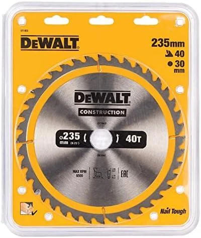 Pjovimo diskas medienai DeWalt DT1955; 235x30 mm; 40T