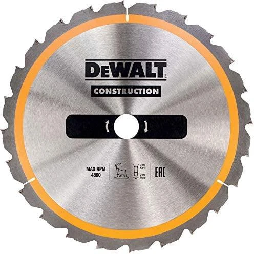 Pjovimo diskas medienai DeWalt; 250x3x30,0 mm; Z24; 10°