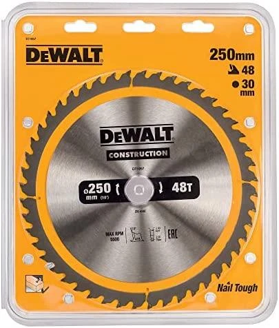 Dewalt medienos pjovimo diskas 250x30mmx48z DT1957-QZ