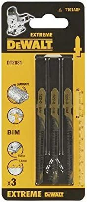 Pjūkleliai siaurapjūkliui Dewalt DT2081-QZ, 3 vnt., 82,6x1,4 mm, laminatui