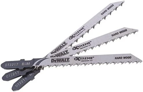 DEWALT medienos pjūkleliai siaurapjūkliui DeWalt DT2217-QZ, 3 vnt. 100x2,5mm