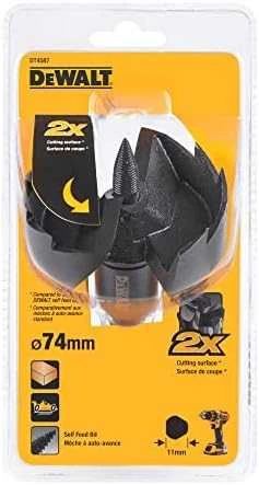 Furnitūros skylių grąžtas DeWalt DT4587-QZ; 74 mm