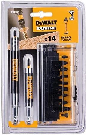 Sukimo antgalių rinkinys DeWalt DT70512T-QZ; 14 vnt.