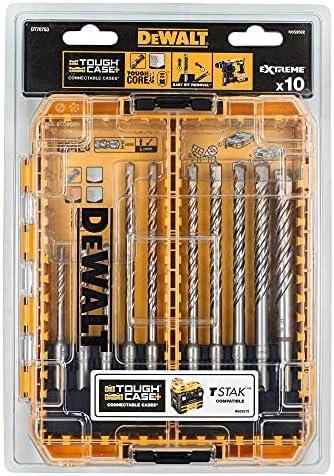 Grąžtas Grąžtų betonui rinkinys DeWalt DT70753; 10 vnt.