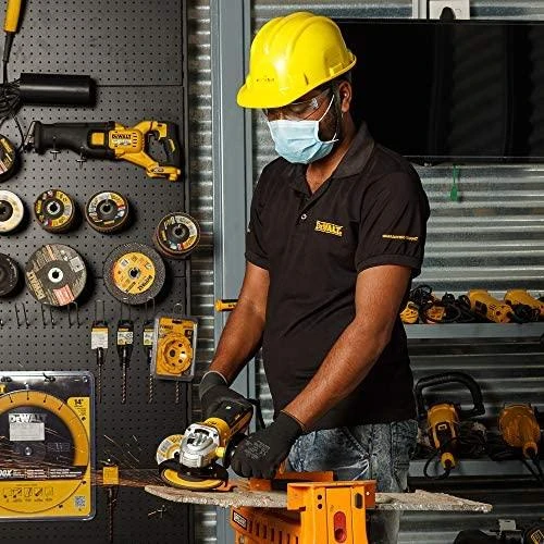 DEWALT kampinis šlifuoklis DWE4357 1700W 125mm