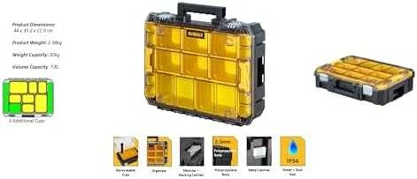 Dewalt smulkių dalių dėžė TSTAK IP54 (DWST82968-1)