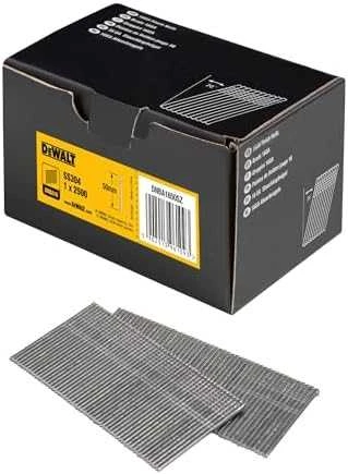 Vinys Dewalt DNBA1650SZ; 20°; 1,6x50 mm; 2500 vnt.; nerūdijančio plieno