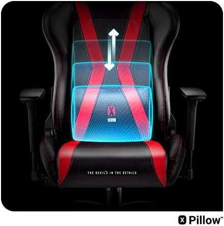 Diablo Chairs Diablo X-Horn 2.0 King Size Juodas-Raudona ergonominė kėdė