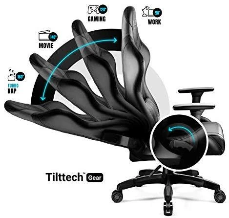 Diablo Chairs Diablo X-Horn 2.0 King Size Juodas ergonominė kėdė
