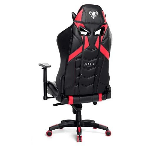 Diablo Chairs Diablo X-Ray 2.0 King Size Juodas-Raudona ergonominė kėdė