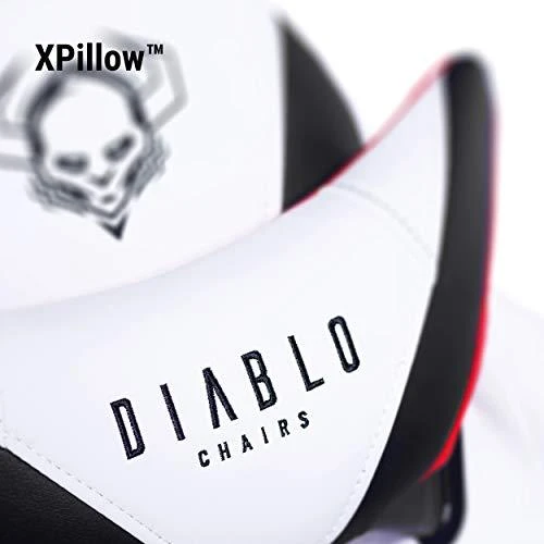 Diablo Chairs Diablo X-Ray 2.0 King Size Juodas-Baltas ergonominė kėdė