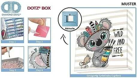 Diamond Dotz DIAMOND DOTS kūrybinis rinkinys piešimas deimantais Barbie I Believe, 4000 deimantų, DBX.094