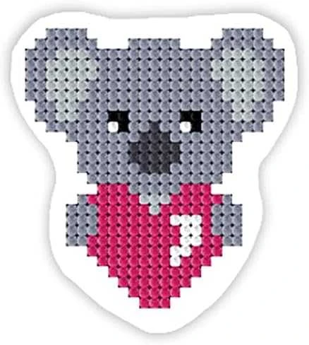 Diamond Dotz DIAMOND DOTS kūrybinis rinkinys piešimas deimantais LOVE YOU CHUMS, 3 lipdukai, DTZ12.037