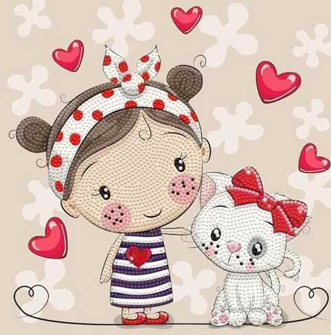 Diamond Dotz Deimantinė mozaika Good friends, 28X28 cm