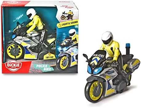 Dickie padažo policijos motociklas 17 cm
